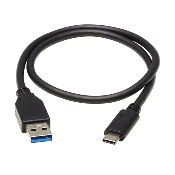 Tripp Lite U428-20N-G2 USB-C to USB-A Cable (M/M), USB 3.2 Gen 2 (10 Gbps), Thunderbolt 3 Compatible, 20-in. (50.8 cm) U428-20N-G2 037332243423