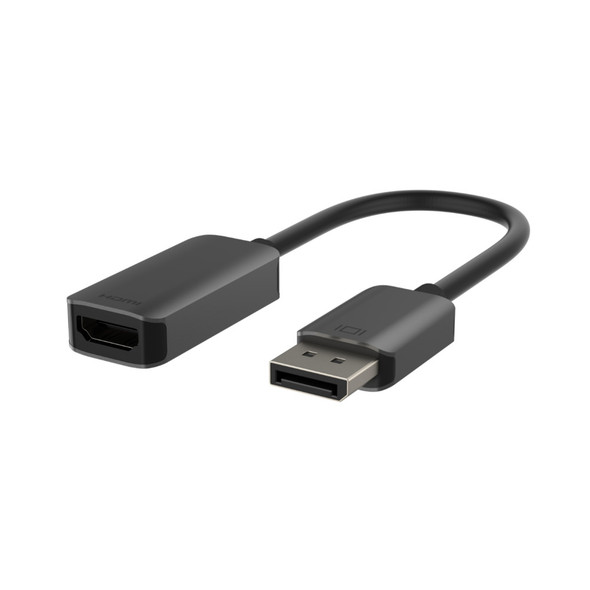 Belkin AVC011btSGY-BL 0.22 m DisplayPort HDMI Black AVC011btSGY-BL 745883828081