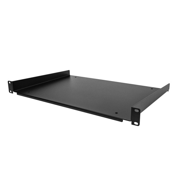 StarTech.com 1U Server Rack Shelf - Universal Rack Mount Cantilever Shelf for 19" Network Equipment Rack & Cabinet - Durable Design - Weight Capacity 55lb/25kg - 12" Deep Tray SHELF-1U-12-FIXED-S 065030893718
