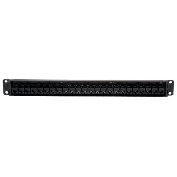 Tripp Lite N254-024 24-Port 1U Rack-Mount Cat6/Cat5 Feedthrough Patch Panel, RJ45 Ethernet, TAA N254-024 037332131041