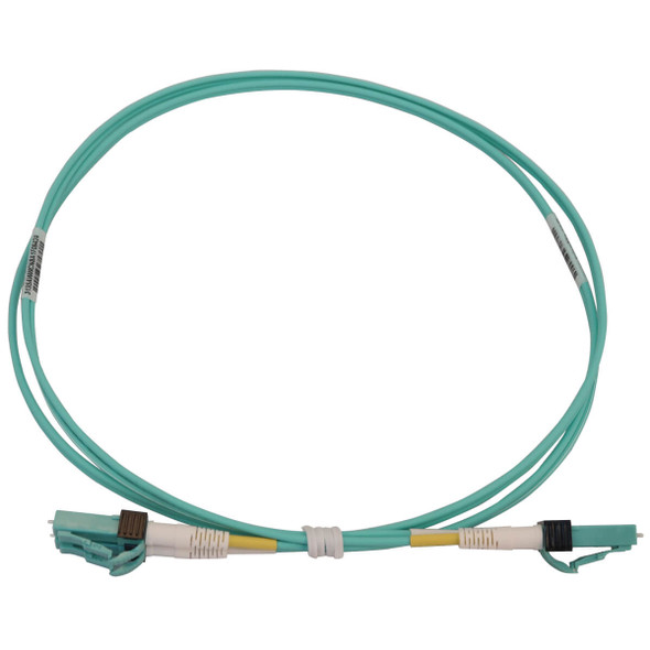 Tripp Lite N820X-01M-OM4 400G Multimode 50/125 OM4 Switchable Fiber Optic Cable (Duplex LC-PC M/M), LSZH, Aqua, 1 m (3.3 ft.) N820X-01M-OM4 037332272850