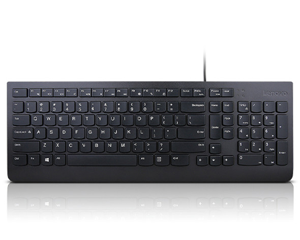 Lenovo Essential keyboard USB ĄŽERTY English, French Black 4Y41C68655 195713015707