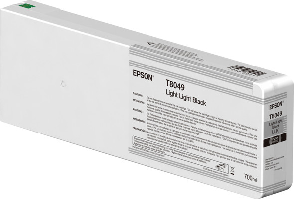 Epson Singlepack Light Light Black T804900 UltraChrome HDX/HD 700ml T804900 010343917552