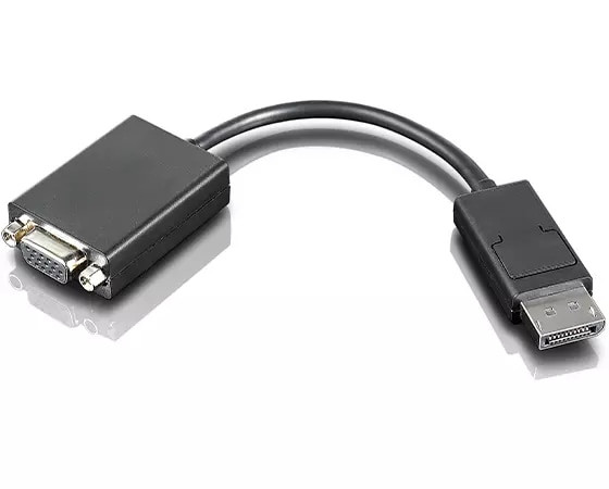 Lenovo 4X91D96893 DisplayPort cable 0.02 m VGA (D-Sub) Black 4X91D96893 195892021025