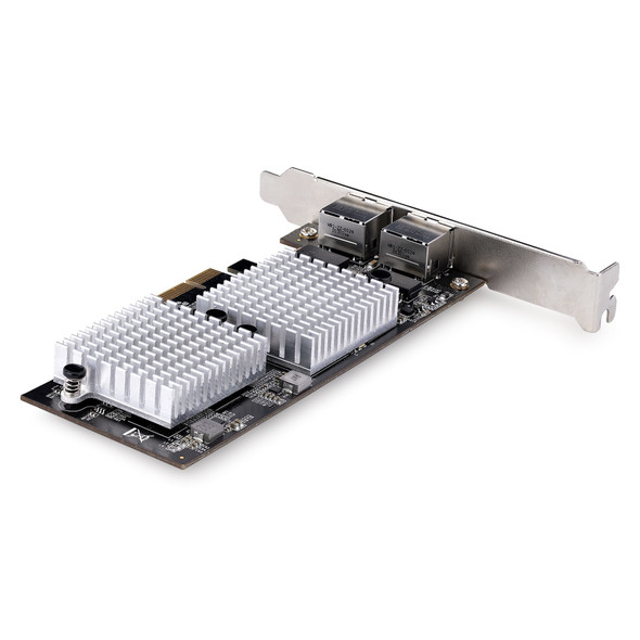 StarTech.com 2-Port 10GbE PCIe Network Adapter Card, Network Card for PCs/Servers, Six-Speed PCIe Ethernet Card with Jumbo Frame Support, NIC/LAN Interface Card, 10GBASE-T and NBASE-T ST10GSPEXNDP2 065030897693