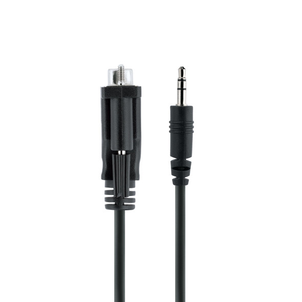 StarTech.com 3ft (1m) DB9 to 3.5mm Serial Cable for Serial Device Configuration, RS232 DB9 Male to 3.5mm Cable Used for Calibrating Projectors, Digital Signage, TVs via Audio Jack 9M351M-RS232-CABLE 065030893565