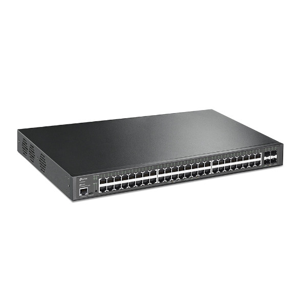 TP-Link JetStream 48-Port Gigabit and 4-Port 10GE SFP+ L2+ Managed Switch with 48-Port PoE+ TL-SG3452XP 840030702518