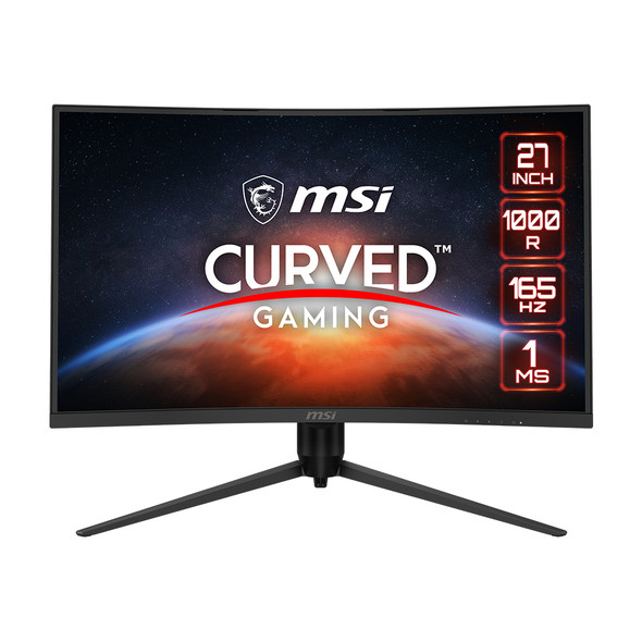 MSI MN Optix G271CQP 27 WQHD VA 2560x1440 165Hz 1ms 16:9 DP 2HDMI Retail OPTIXG271CQP 824142263259