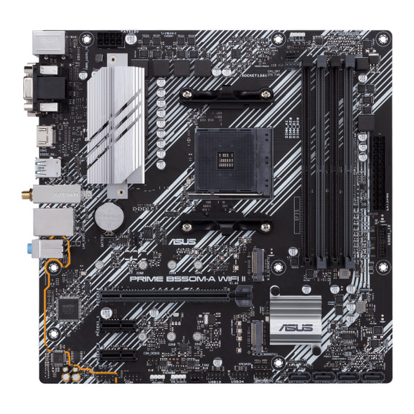 ASUS Motherboard PRIME B550M-A WIFI II AMD B550 AM4 Maximum 128GB DDR4 mATX Retail PRIME B550M-A WIFI II 195553309752