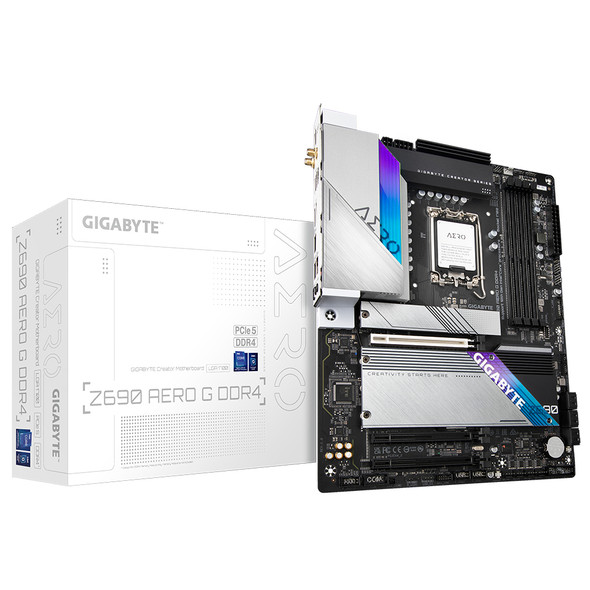 Gigabyte MB Z690 AERO G DDR4 Z690 LGA1700 DDR4 ATX Retail Z690 AERO G DDR4 889523030011