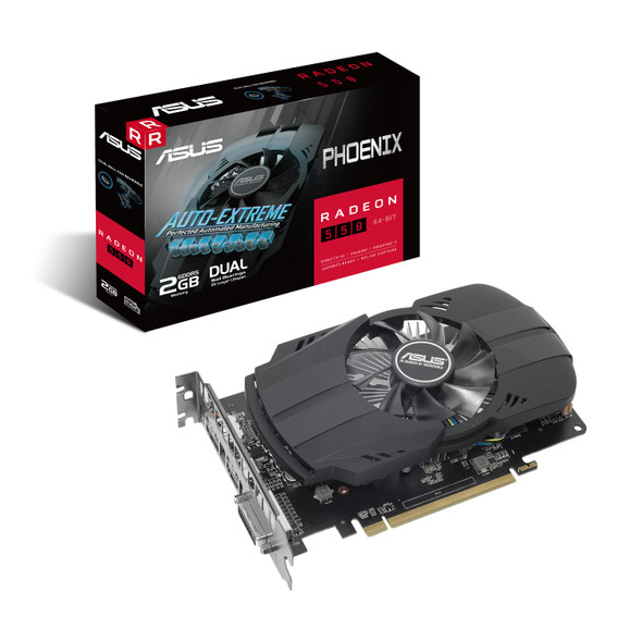 ASUS VCX PH-550-2G AMD Radeon 550 2GB GDDR5 64B Retail PH-550-2G 192876785140