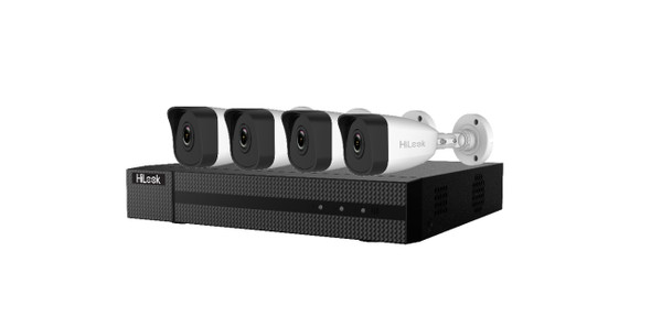 Hikvision DVR IK-4142BH-MH P HiLook 2MP PoE Bullet IP Kit 1TB 4ch NVR Retail IK-4142BH-MH/P 842571137781