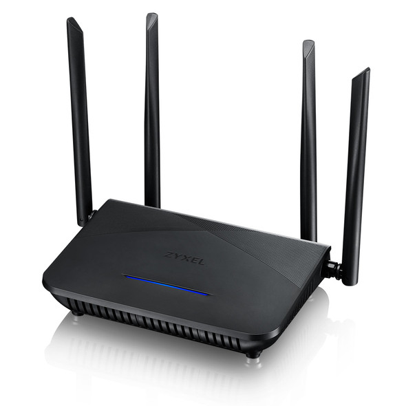 Zyxel NBG7510 wireless router Gigabit Ethernet Dual-band (2.4 GHz / 5 GHz) 5G Black 760559129859