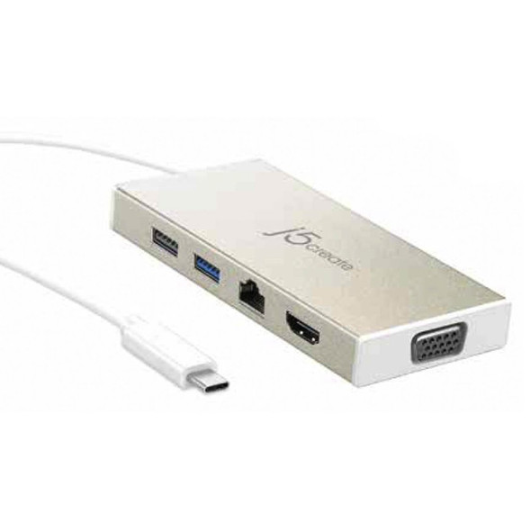 j5create JCD376 USB 3.1 Type-C Mini Dock 847626001963