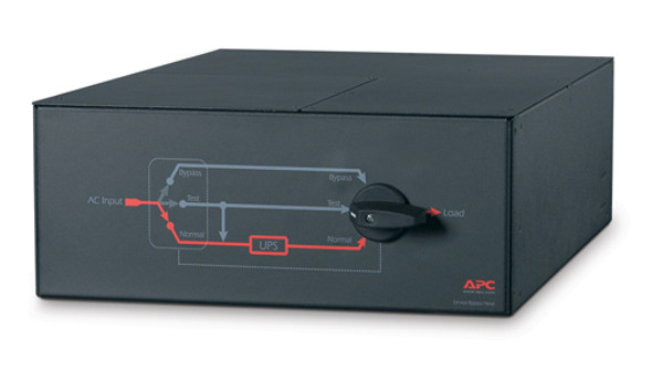 APC Service Bypass Panel- 200/208/240V power distribution unit (PDU) Black 731304212621