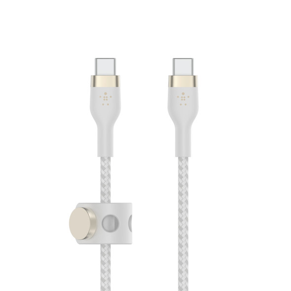 Belkin BOOST↑CHARGE PRO Flex USB cable 2 m USB 2.0 USB C White 745883832781