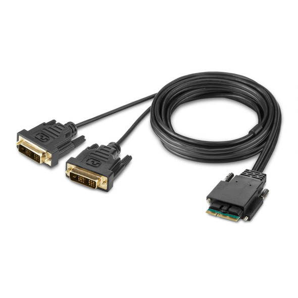 Belkin F1DN2MOD-CC-D03 DVI cable 1.8 m 2 x DVI-D Black 745883789665