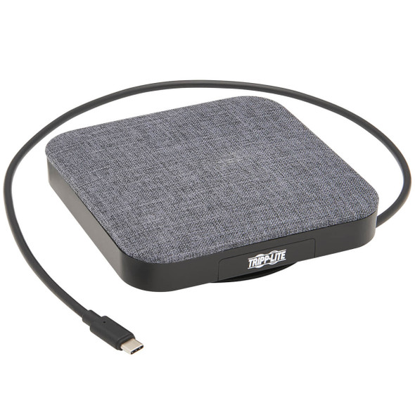 Tripp Lite U442-DOCK17-GY USB-C Dock with Optional Internal Hard Drive, 4K HDMI, USB 3.2 (5G), USB-A/USB-C Hub, SATA III, 100W PD Charging, Gray 037332262288
