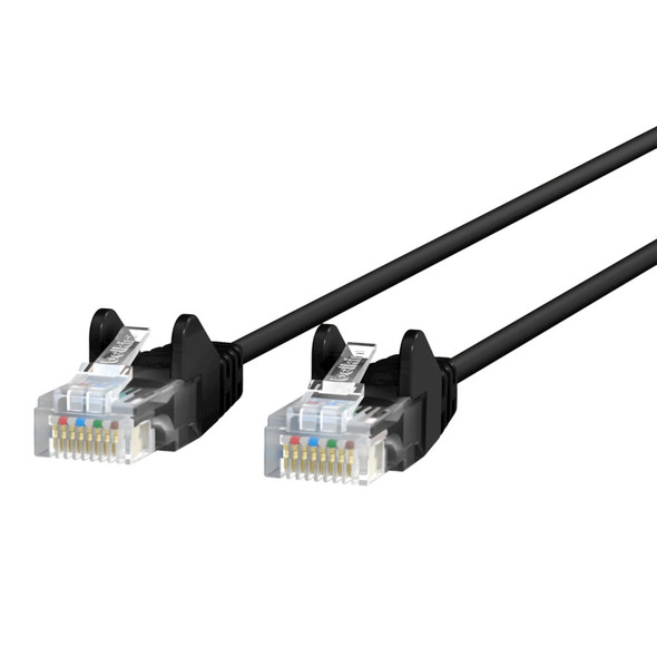 Belkin CE001b01-BLK-S networking cable Black 0.3 m Cat6 U/UTP (UTP) 745883805181