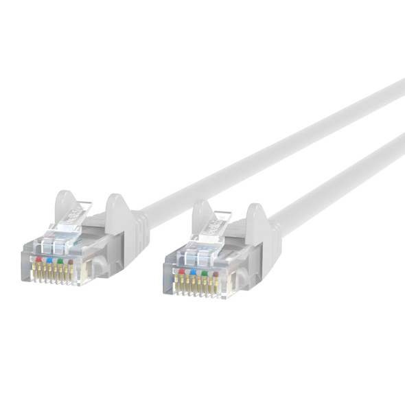 Belkin A3L980-75-WHT-S networking cable White 22.86 m Cat6 U/UTP (UTP) 722868483824