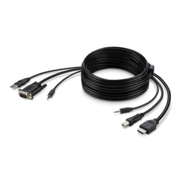 Belkin F1DN1CCBL KVM cable Black 3 m 745883776108