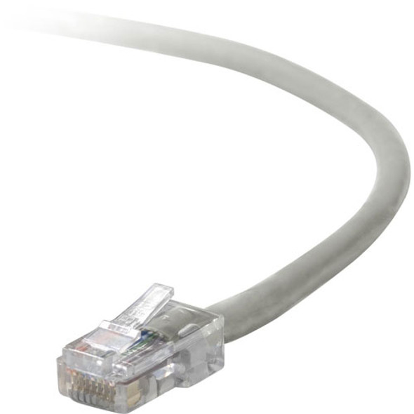 Belkin RJ45 CAT5e Patch Cable 8ft. networking cable Grey 2.4 m 722868119044