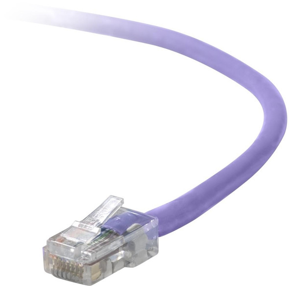 Belkin Cat5e, 10ft, 1 x RJ-45, 1 x RJ-45, Purple networking cable 3 m 722868140079