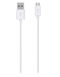 Belkin 1.2m USB 2.0 - microUSB m/m USB cable USB A Micro-USB B White 722868969113