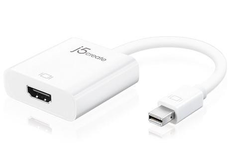 j5create JDA152 Mini DisplayPort to HDMI Adapter 847626000423