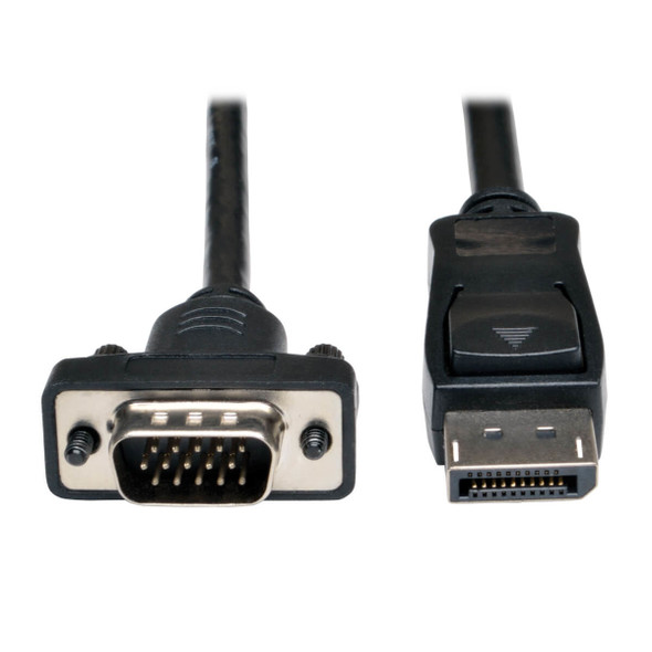Tripp Lite P581-006-VGA DisplayPort to VGA Active Adapter Cable (DP with Latches to HD15 M/M), 6 ft. (1.8 m) 037332182500