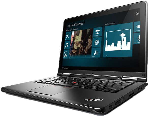 Lenovo ThinkPad Yoga i5-4200U Notebook 31.8 cm (12.5") Touchscreen Intel Core i5 4 GB DDR3L-SDRAM 500 GB HDD Windows 8.1 Pro Black, Graphite 888631082998