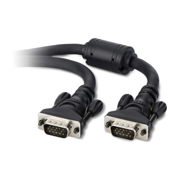 Belkin 25ft. VGA / SVGA VGA cable 7.6 m VGA (D-Sub) Black 722868947265