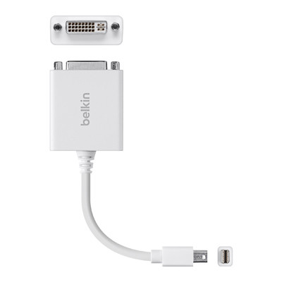 Belkin F2CD051B cable gender changer Apple mini-DisplayPort 1 x 24 pin digital DVI White 722868948323