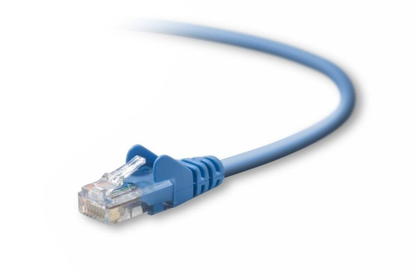 Belkin Cat5e, 8ft, 1 x RJ-45, 1 x RJ-45, Blue networking cable 2.43 m 722868164365