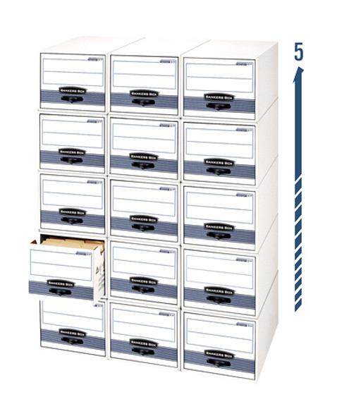 Fellowes 00311 file storage box Blue, White