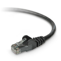 Belkin CAT6 Snagless networking cable Black 2 m 722868496886