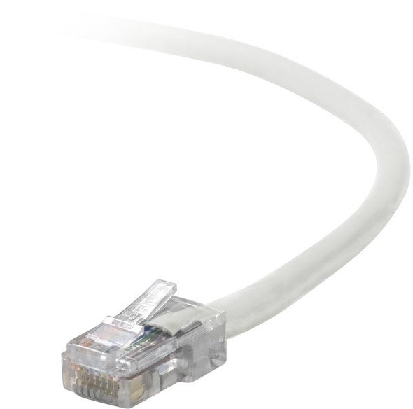 Belkin Cat5e, 15ft, 1 x RJ-45, 1 x RJ-45, White networking cable 4.57 m 722868119358