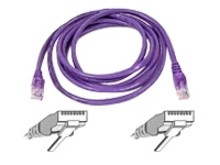 Belkin Cat6 Cable UTP 7ft Purple networking cable 2.1 m 722868611777