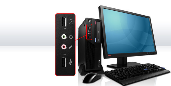 Lenovo ThinkCentre M58p E8400 SFF Intel Core2 Duo 2 GB DDR3-SDRAM 160 GB Windows Vista Business PC Black 884343322902