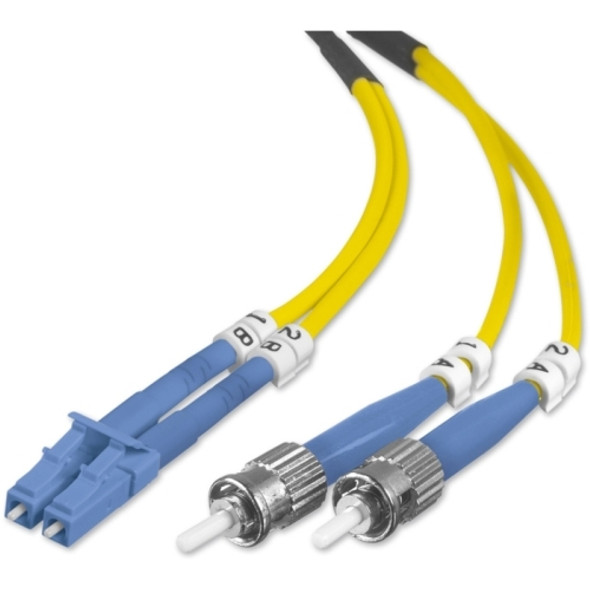 Belkin 2m LC-ST fibre optic cable Yellow 722868499955