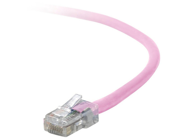 Belkin 8ft Cat5e UTP networking cable Pink 2.4 m U/UTP (UTP) 722868320839