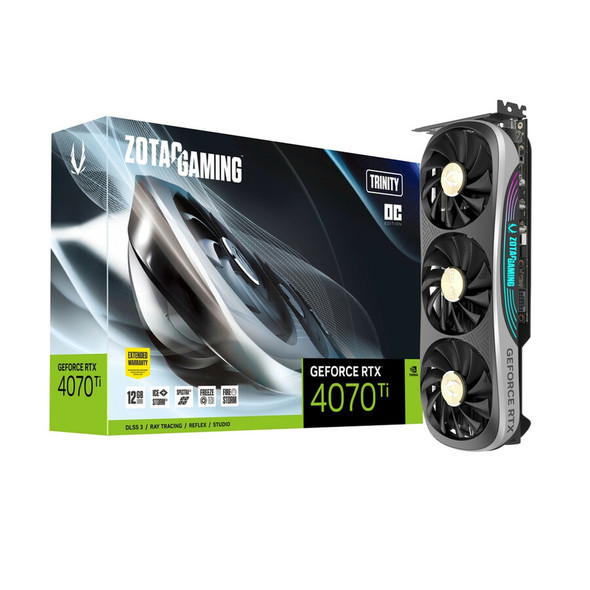 Zotac NVIDIA GeForce RTX 4070 Ti Graphic Card - 12 GB GDDR6X  ZT-D40710J-10P 810012083447