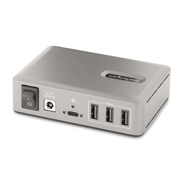 StarTech.com 10-Port USB-C Hub - 8x USB-A/2x USB-C - Self-Powered w/65W Power Supply - USB 3.1 10Gbps - Desktop/Laptop USB Hub w/USB-IF Certified 3ft Locking Cable, USB C Hub 10G8A2CS-USB-C-HUB 065030899017