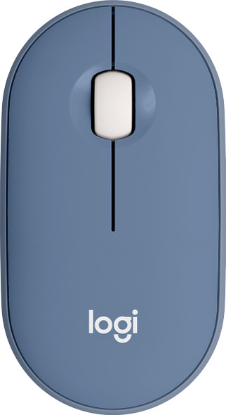 Logitech Pebble M350 Modern, Slim, and Silent Wireless and Bluetooth Mouse 910-006660 097855178312
