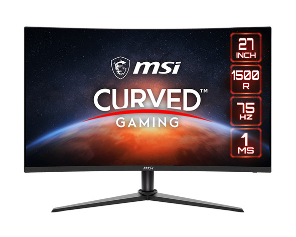 MSI MN G274CV 27 VA FHD 1920x1080 16:9 1ms 4ms 75Hz HDMI DP FreeSync Retail