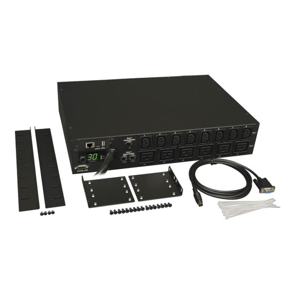 Tripp-Lite PDUMH30HV19NET Switched 2U RM PDU with Remote Monitor 240V 30A RTL