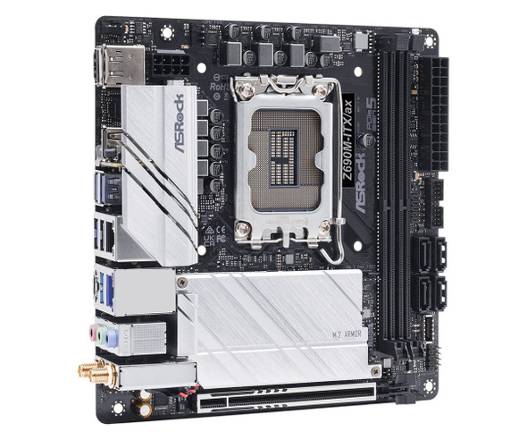 ASRock MB Z690M-ITX ax Z690 S1700 2 DIMMs DDR4 ITX Retail