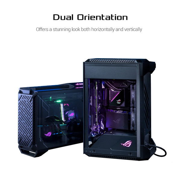 Asus Case GR101 ROG Z11 CASE BLK Tempered Glass USB 4x2.5 Mini-ITX Mini-DTX