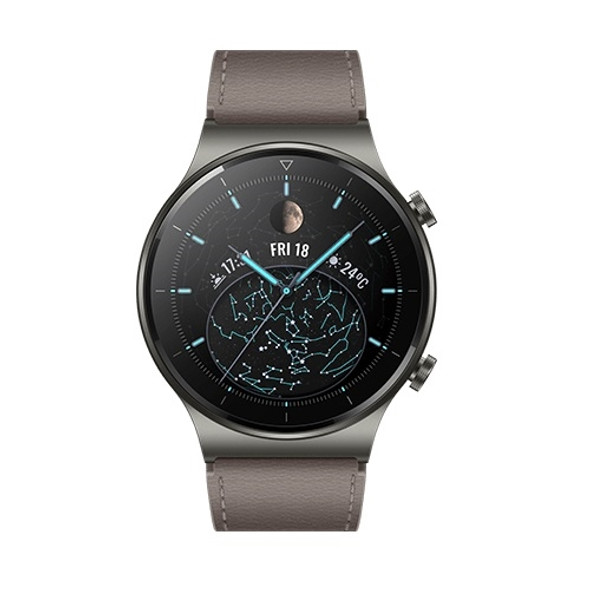 Huawei Watch 55027850 Watch GT2 Pro 46mm Nebula Gray Leather Strap Retail