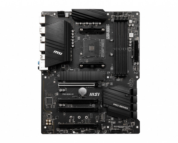 MSI MB B550PROVC PRO B550-VC AMD B550 AM4 RYZEN9 Max.128G DDR4 PCIE ATX Retail